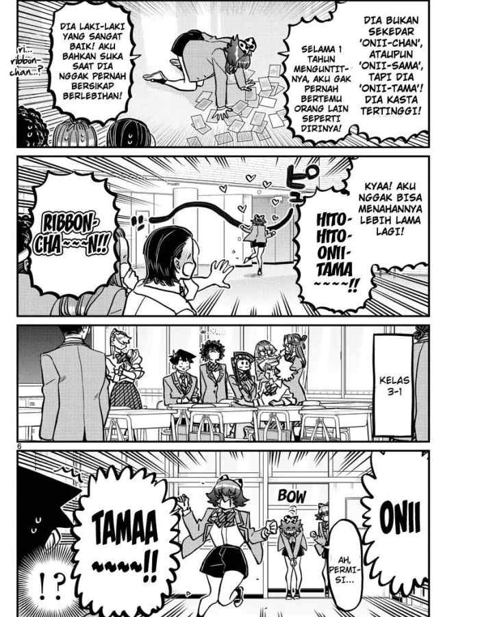 Komi-san wa Komyushou Desu chapter 349 halaman 6