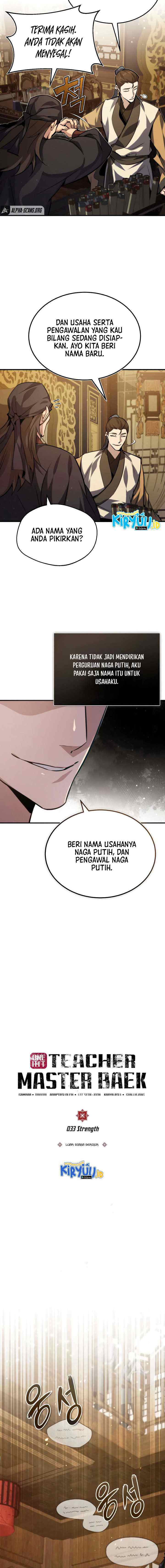 Number One Star Instructor Master Baek (One Hit Teacher, Master Baek) chapter 33 halaman 13