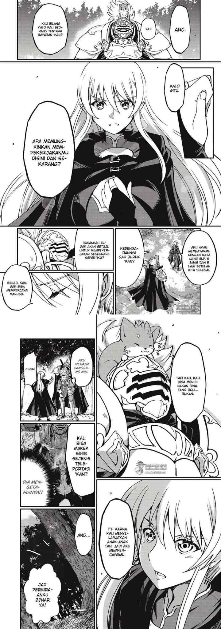 Gaikotsu Kishi-sama, Tadaima Isekai e Odekakechuu chapter 5 halaman 14