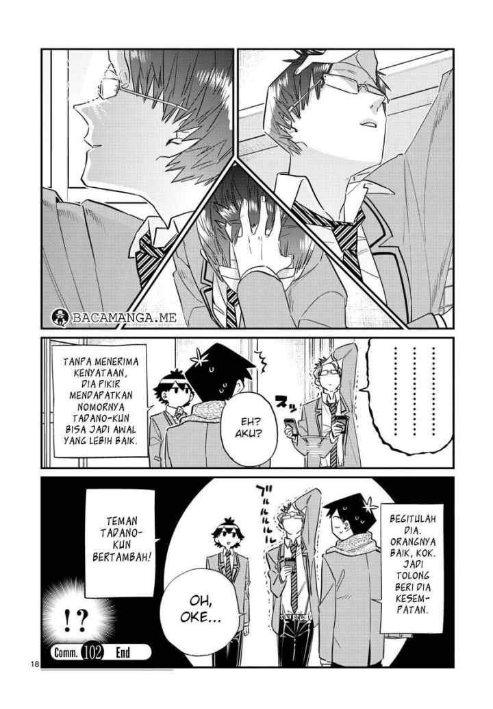 Komi-san wa Komyushou Desu chapter 102 halaman 18