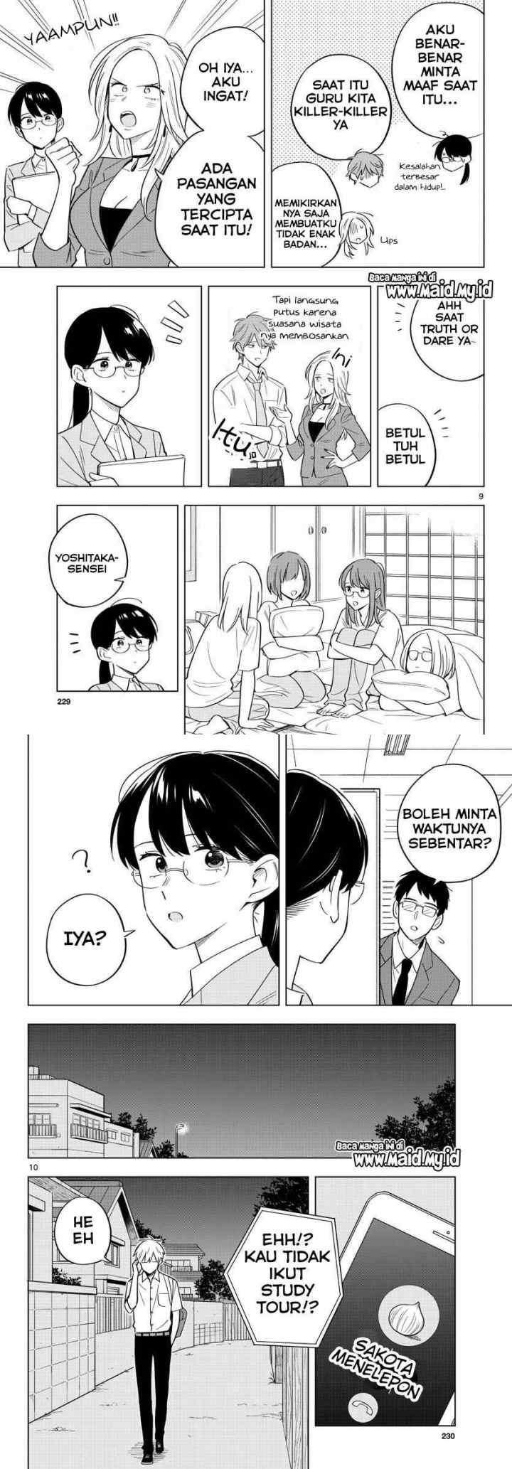 Sensei wa Koi wo Oshierarenai chapter 34 halaman 6