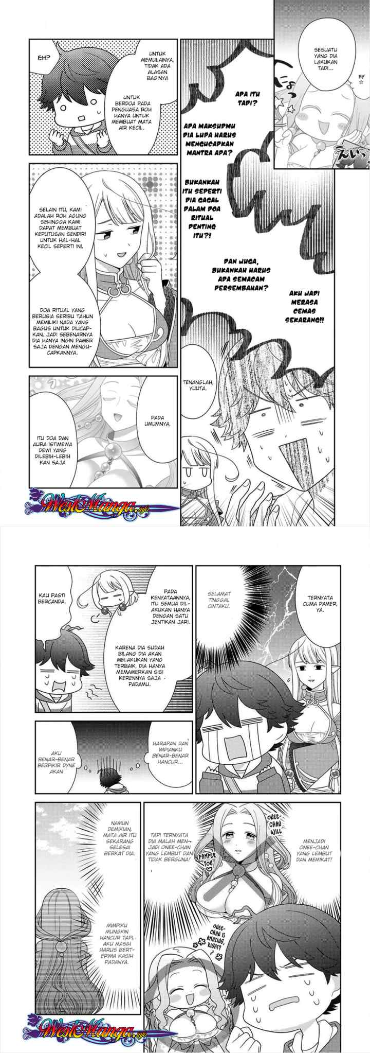Seirei-tachi no Rakuen to Risou no Isekai Seikatsu chapter 9 halaman 4