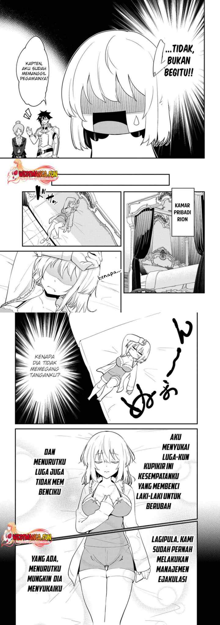 Seikishi ni Natta kedo Danchou no Oppai ga Sugosugite Kokoro ga Kiyomerarenai chapter 27 halaman 8