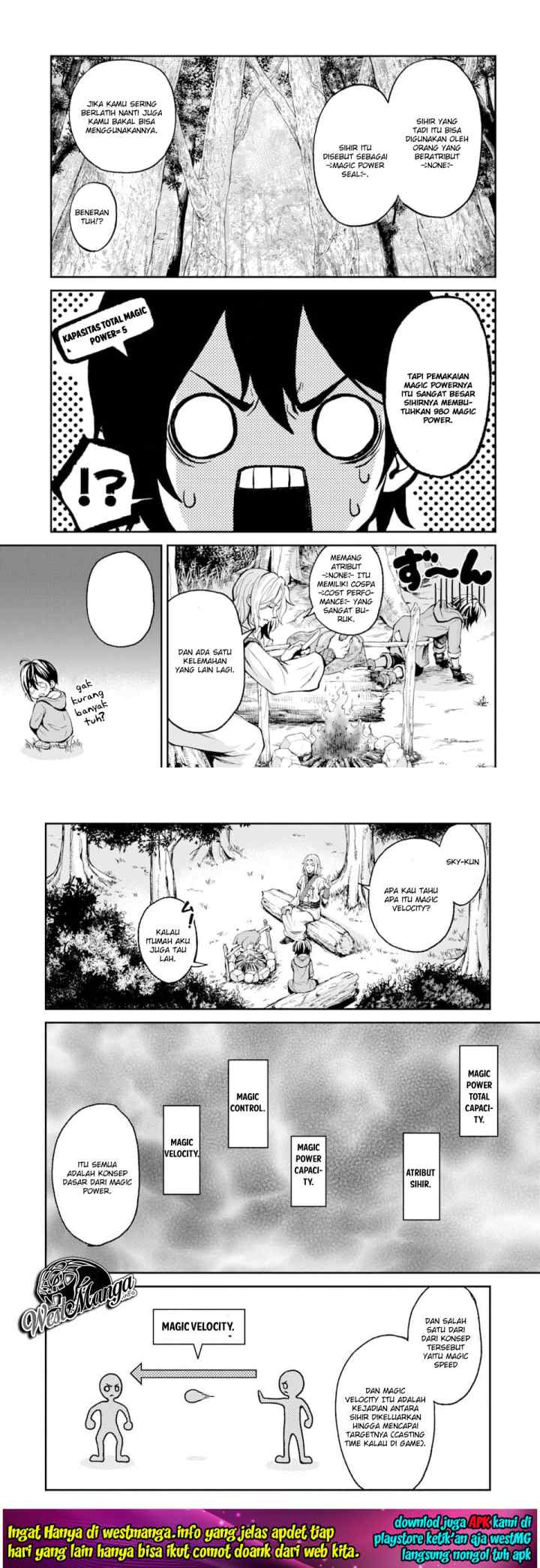 Saisoku Musou No B-Kyuu Mahou Tsukai: Ippatsu Utareru Mae Ni Senpatsu Uchikaesu! chapter 1.1 halaman 8