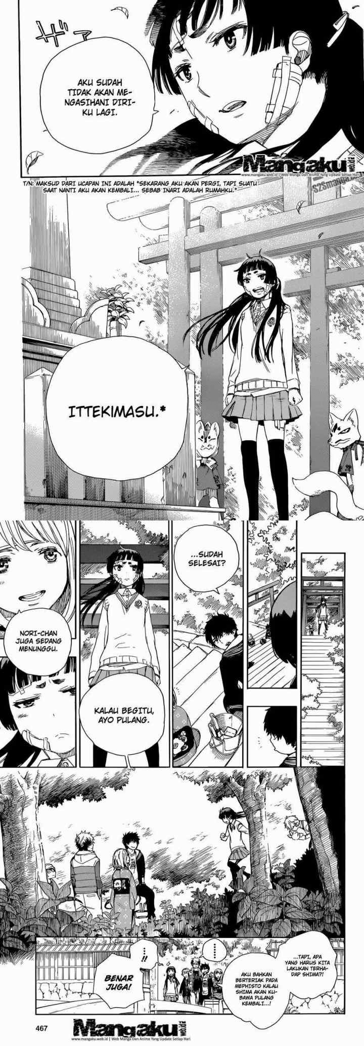 Ao No Exorcist chapter 64 halaman 4