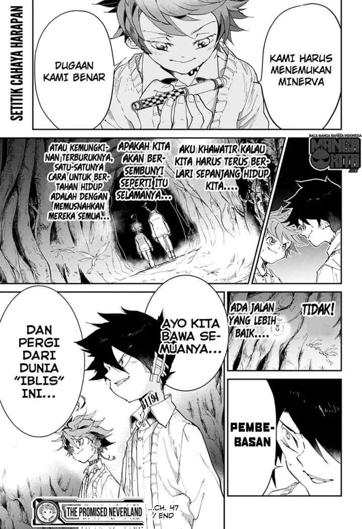 Yakusoku no Neverland chapter 47 halaman 11