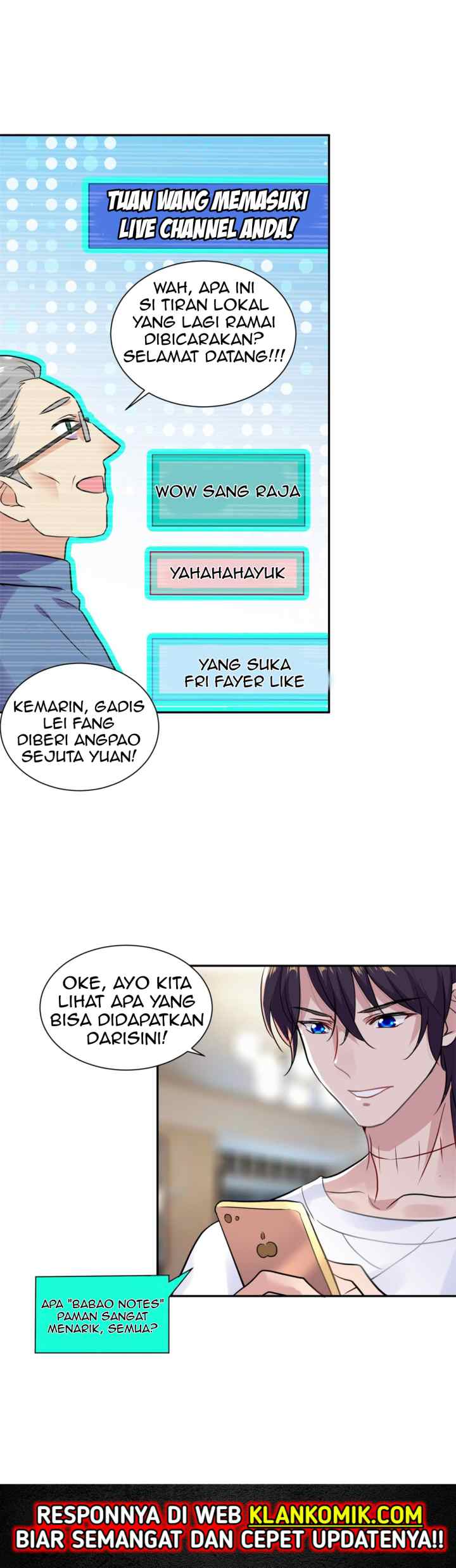 One Thousand Live Broadcast Big Local Tyrant chapter 4 halaman 6