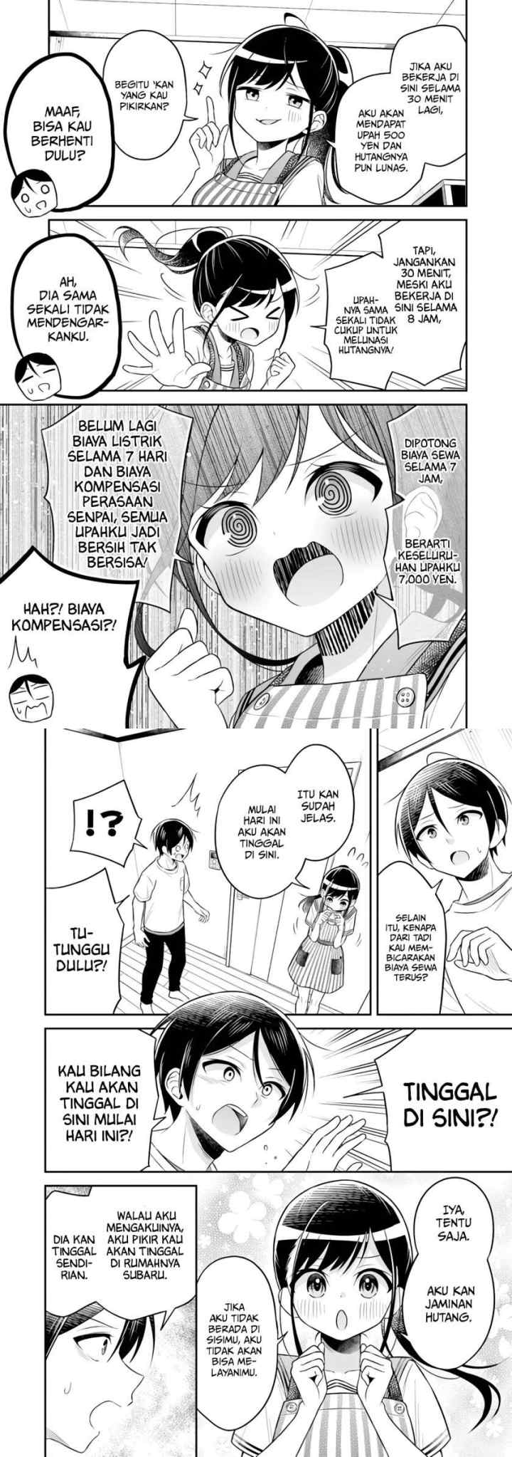 Yuujin ni 500 Yen Kashitara Shakkin no Kata ni Imouto wo Yokoshite Kita Nodakeredo, Ore wa Ittai Dou Sureba Iindarou chapter 1 halaman 10