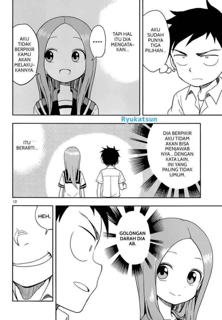 Karakai Jouzu no Takagi-san chapter 90 halaman 13