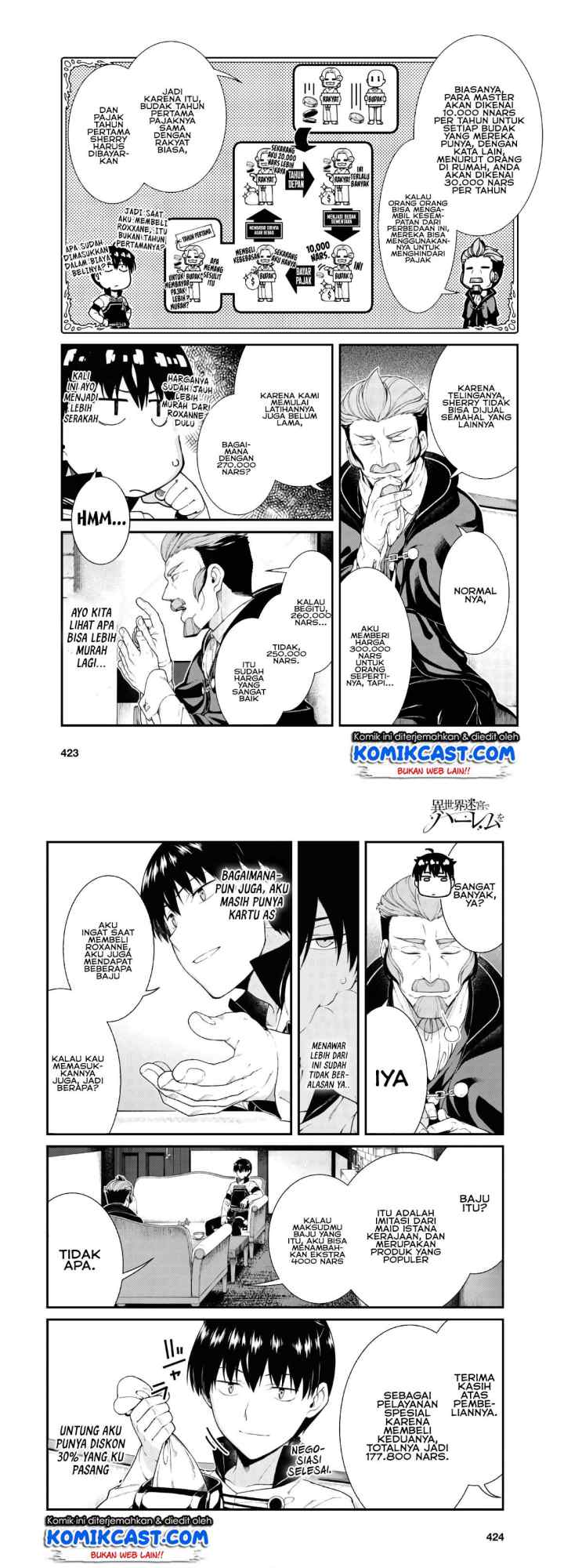 Isekai Meikyuu de Harem wo chapter 38 halaman 9