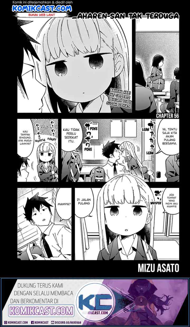 Aharen-san wa Hakarenai chapter 56 halaman 4
