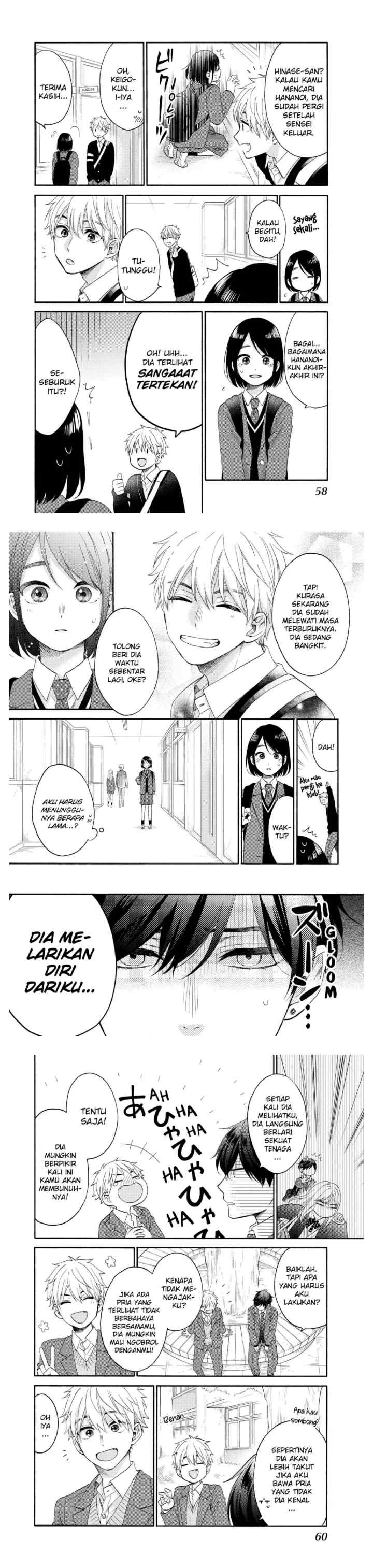 Hananoi-kun to Koi no Yamai chapter 43 halaman 4