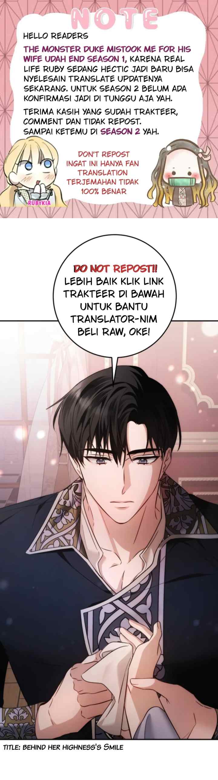 Mistaken as the Monster Duke's Wife chapter 37 halaman 20