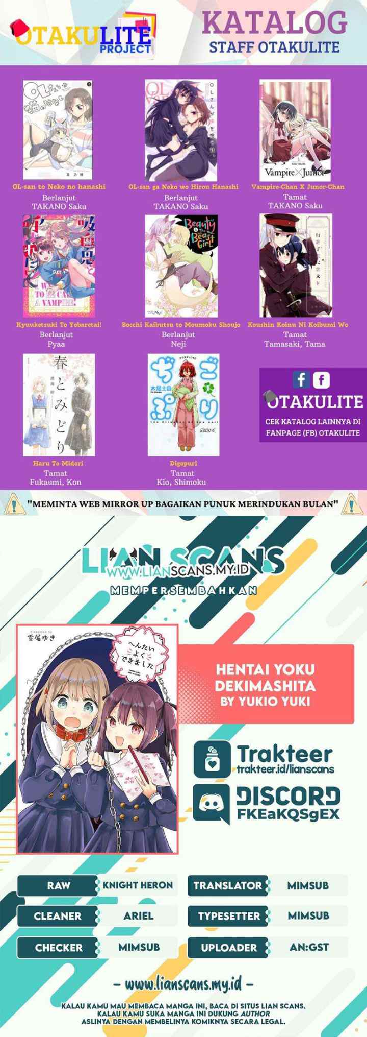 Hentai Yoku Dekimashita chapter 3 halaman 14