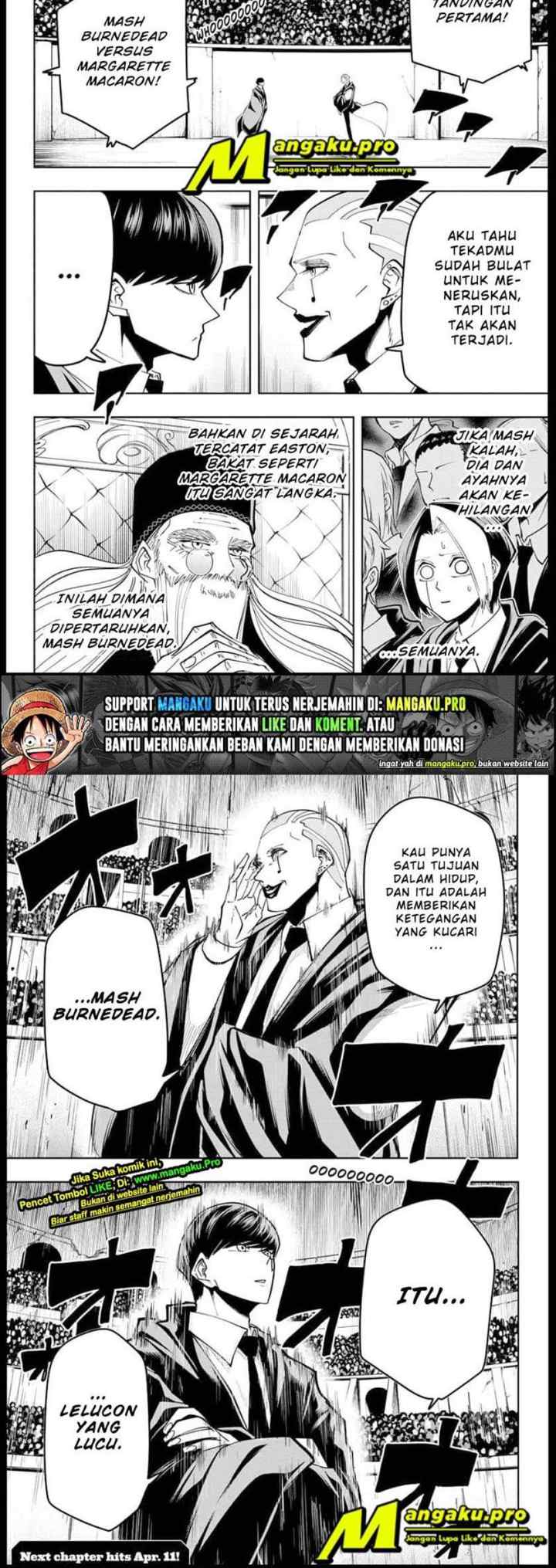 Mashle: Magic and Muscles chapter 57 halaman 10