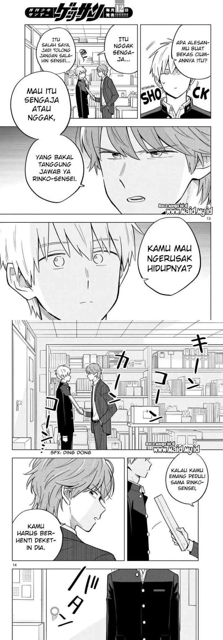 Sensei wa Koi wo Oshierarenai chapter 29 halaman 8