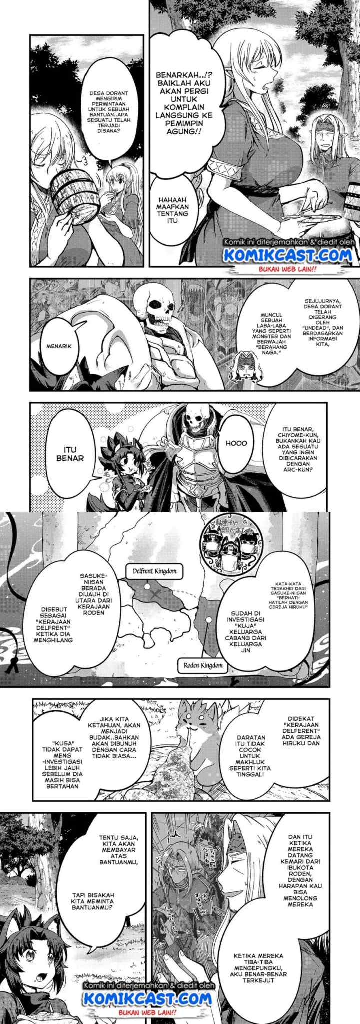 Gaikotsu Kishi-sama, Tadaima Isekai e Odekakechuu chapter 34 halaman 8