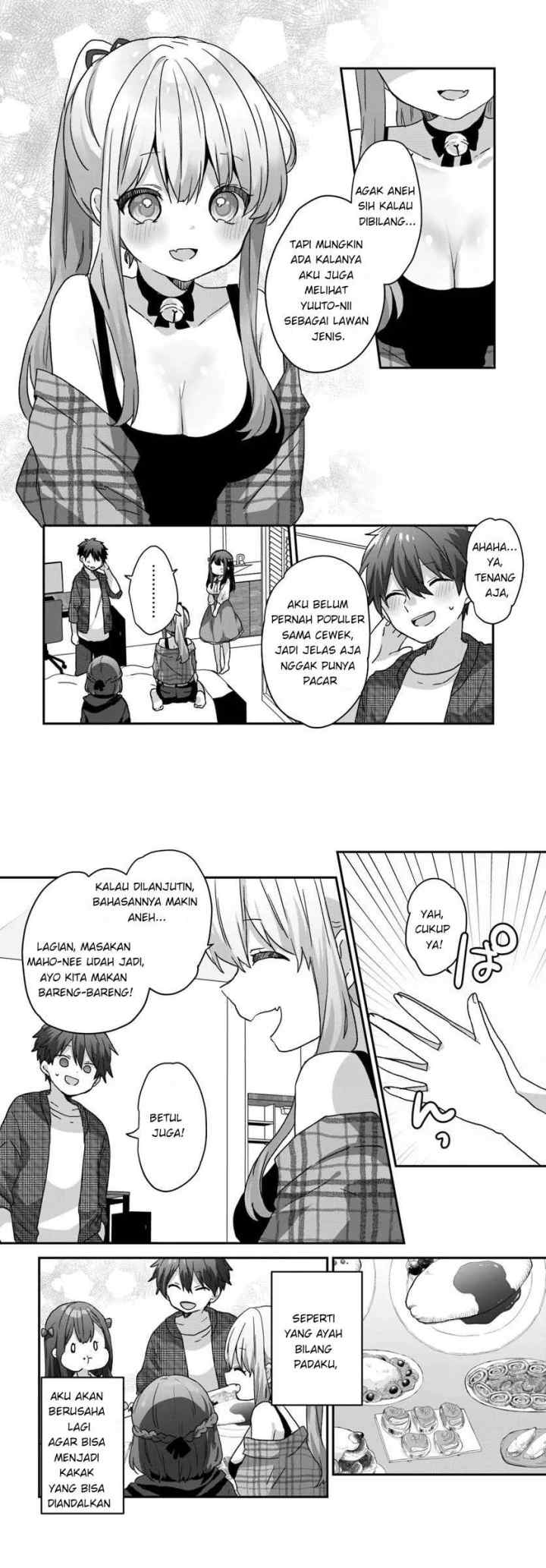 Daigaku Nyuugakuji Kara Uwasa Sareteita Bishoujo San Shimai, Ikiwakareteita Gimai Datta chapter 2.2 halaman 14