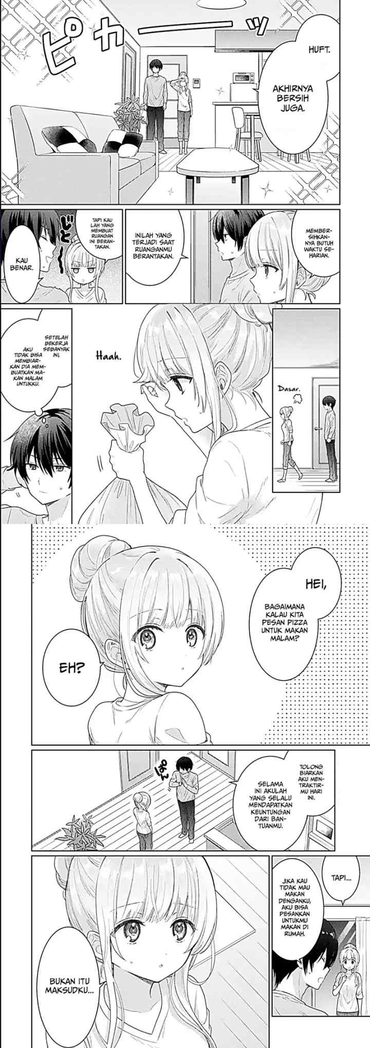 Otonari no Tenshi-sama ni Itsunomanika Dame Ningen ni Sareteita Ken chapter 3.2 halaman 4