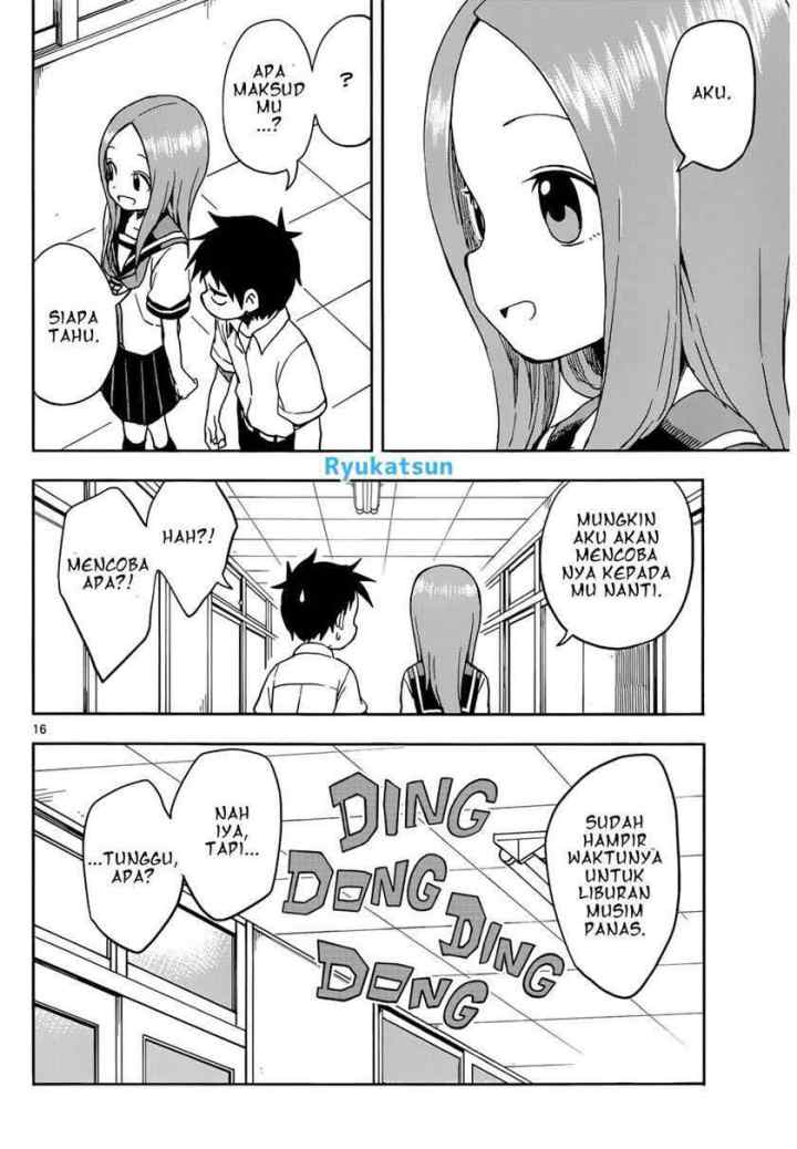 Karakai Jouzu no Takagi-san chapter 93 halaman 18