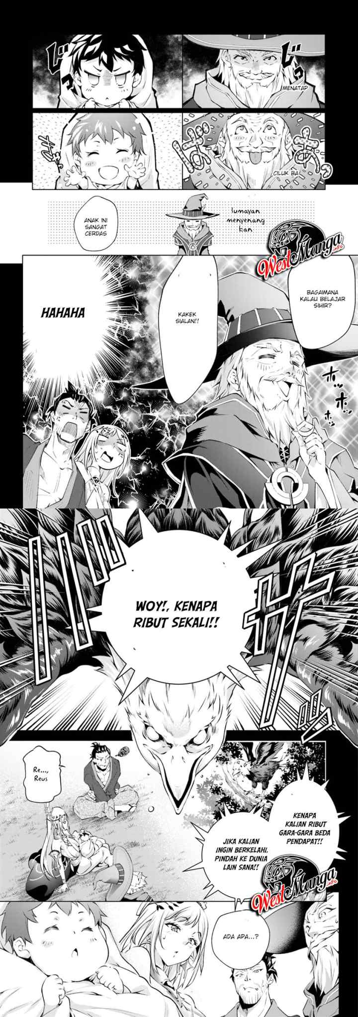 Kamigami ni Sodaterare Shimo no, Saikyou to Naru chapter 1.2 halaman 7