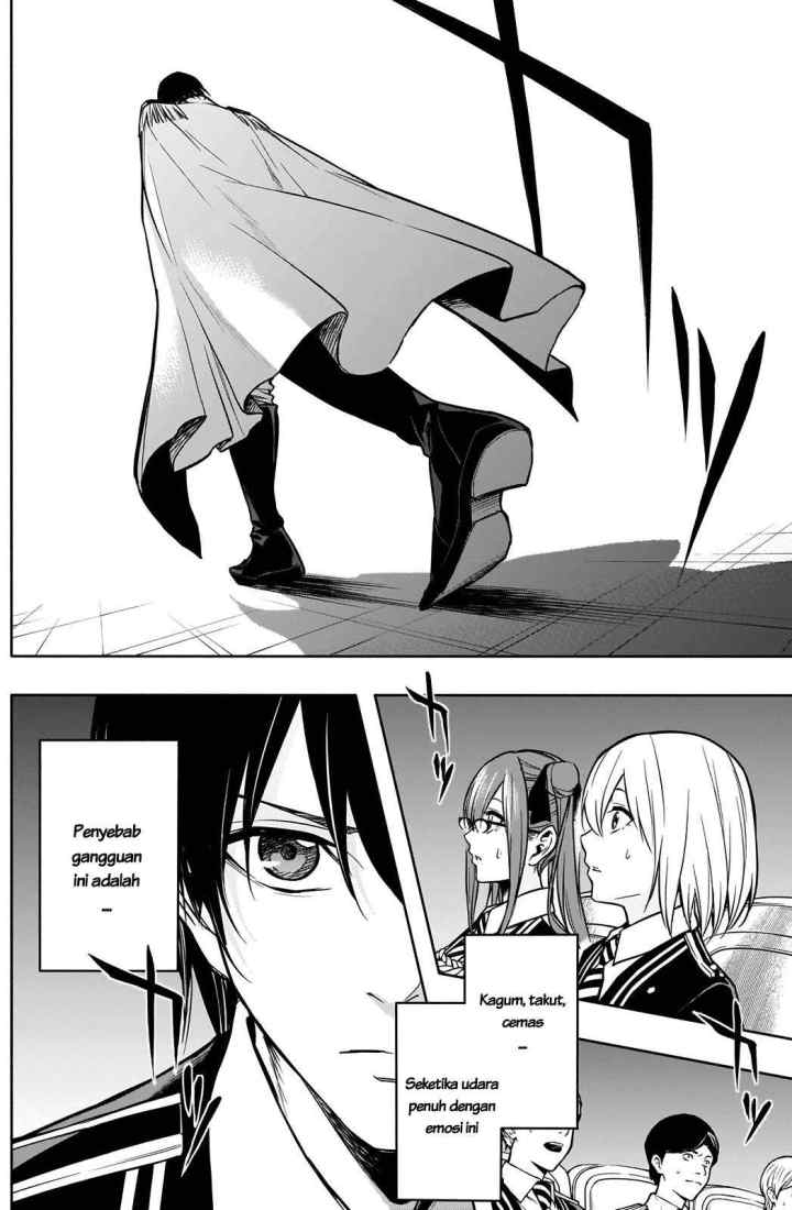 Ouritsu Mahou Gakuen no Saika Sei: Slum Agari no Saikyou Mahoushi, Kizoku darake no Gakuen de Musou suru chapter 11 halaman 7