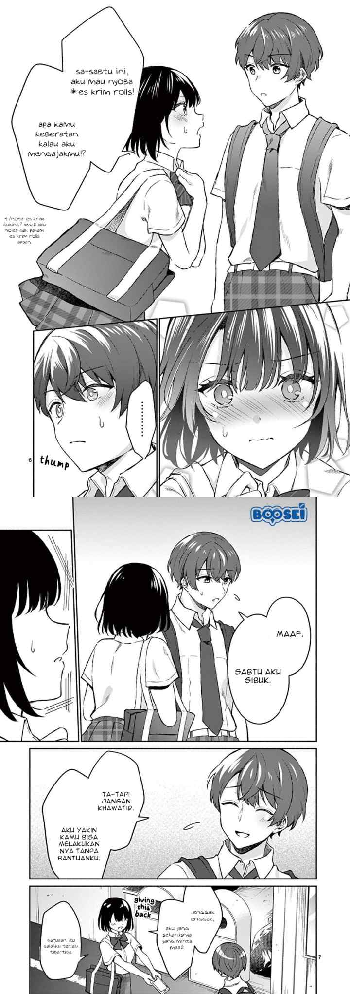Shiotaiou no Sato-san ga Ore ni dake Amai chapter 6 halaman 4