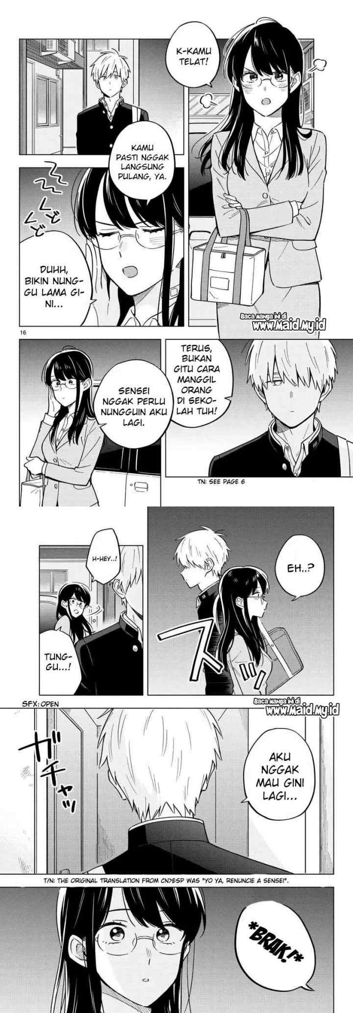 Sensei wa Koi wo Oshierarenai chapter 29 halaman 9