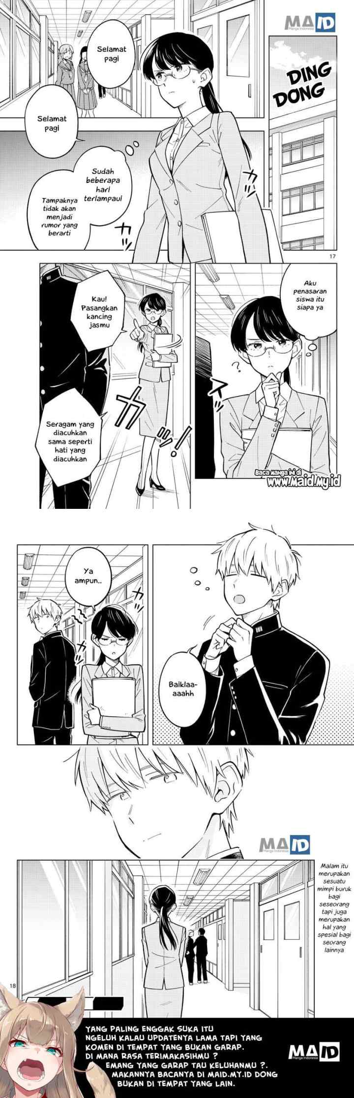 Sensei wa Koi wo Oshierarenai chapter 15 halaman 11