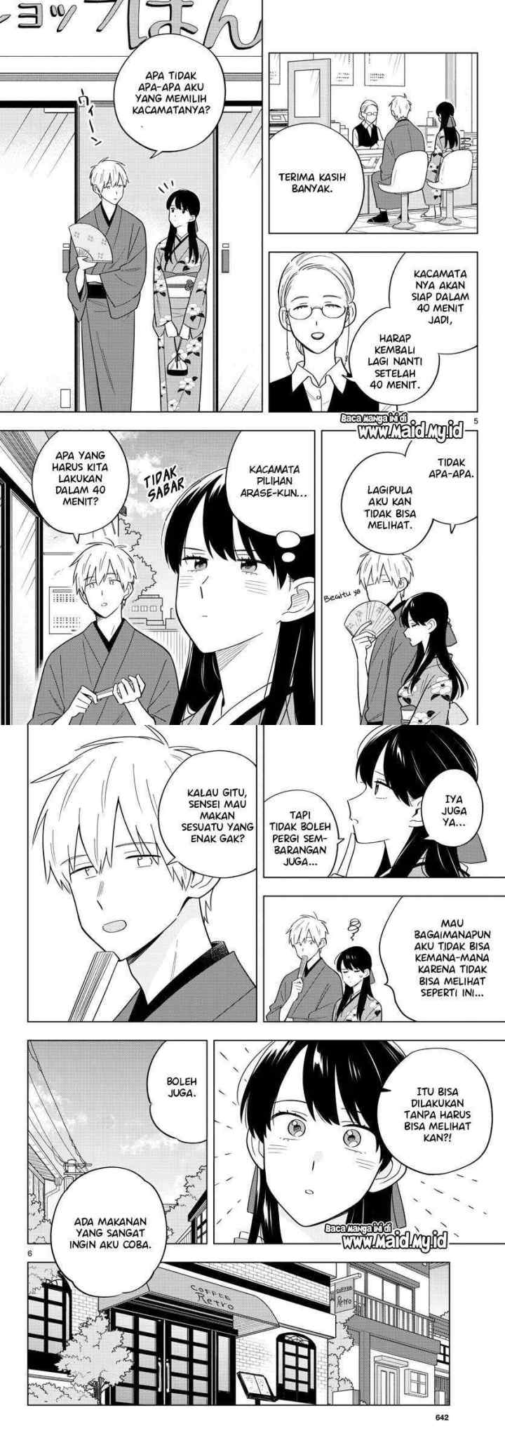 Sensei wa Koi wo Oshierarenai chapter 38 halaman 4