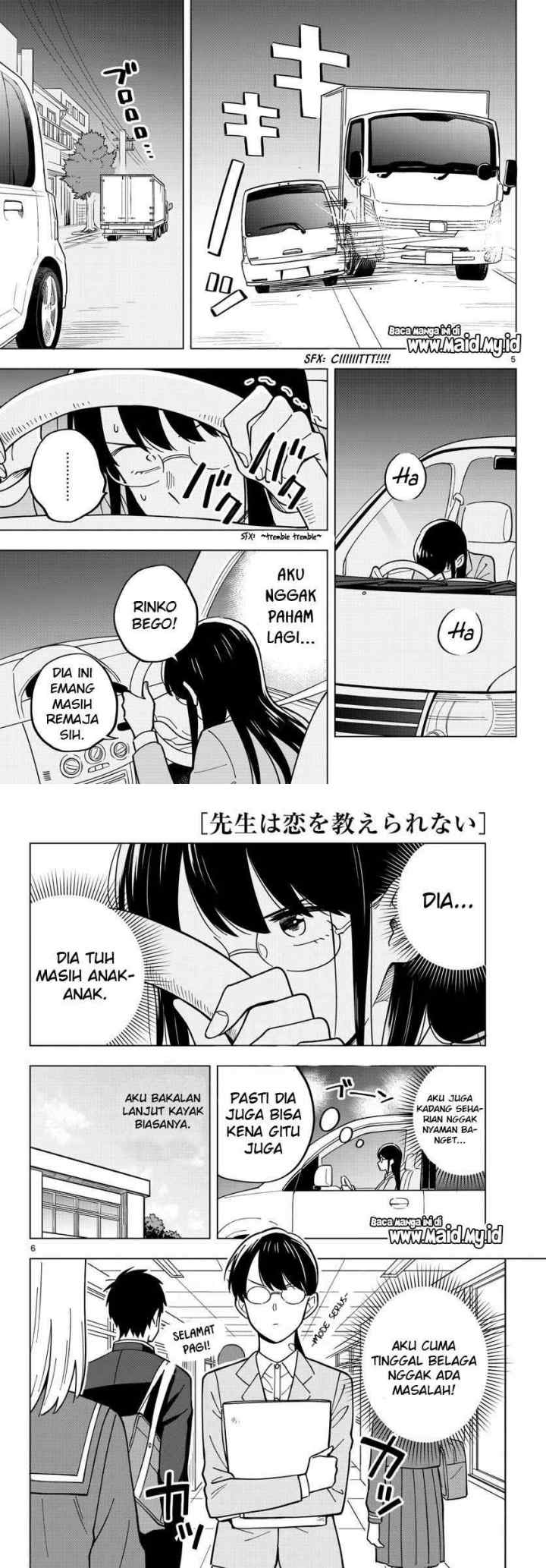 Sensei wa Koi wo Oshierarenai chapter 30 halaman 4