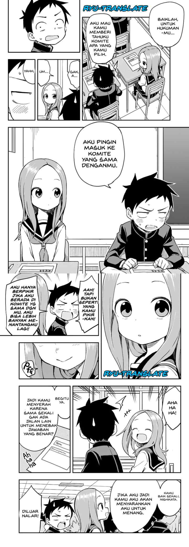 Karakai Jouzu no Takagi-san chapter 166 halaman 8