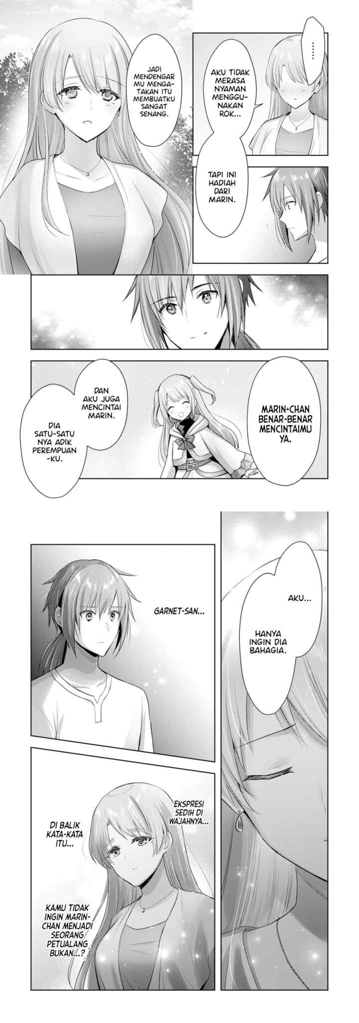 Uketsukejo ni Kokuhaku Shitakute Girudo ni Kayoitsumetara Eiyu ni Natteta chapter 10 halaman 4