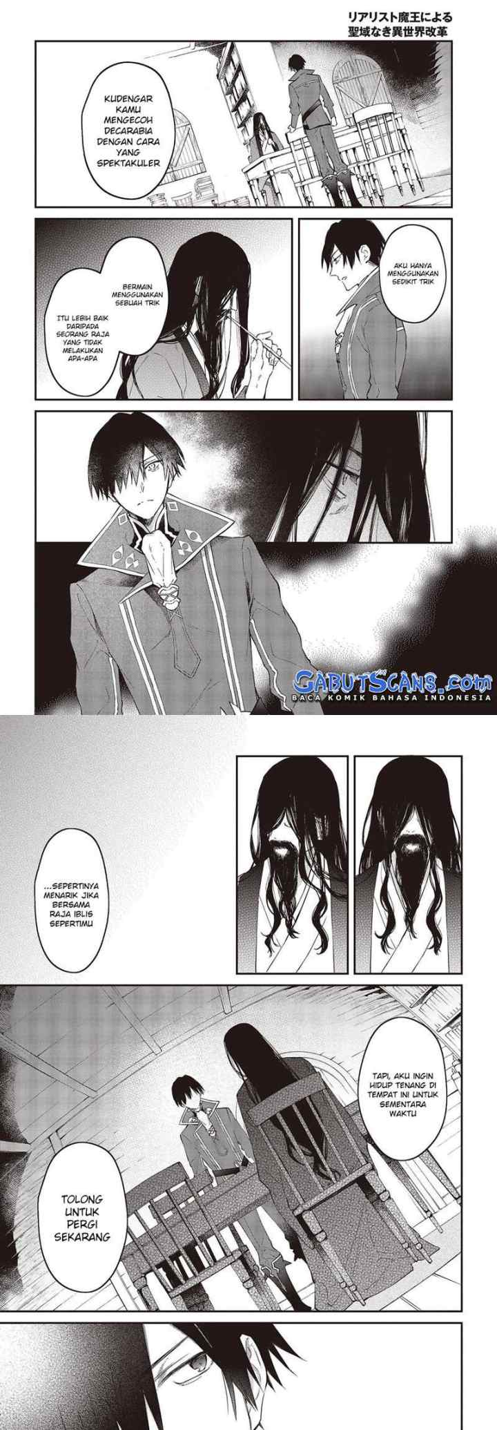 Realist Maou Niyoru Seiiki Naki Isekai Kaikaku chapter 34 halaman 11