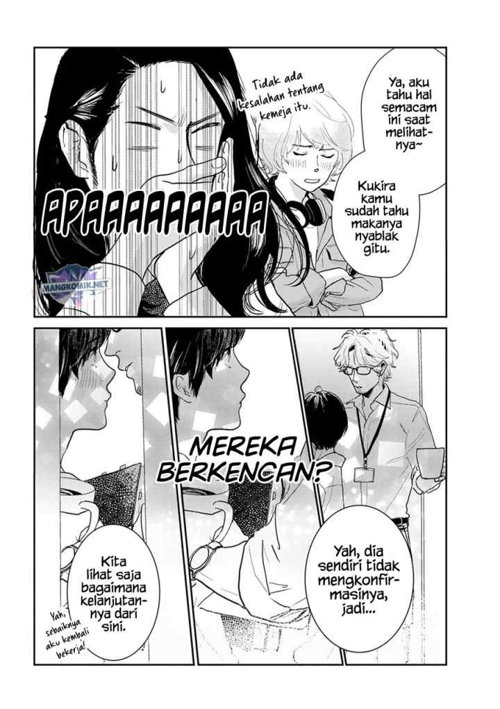Me no Doku Sugiru Shokuba no Futari chapter 9.1 halaman 11