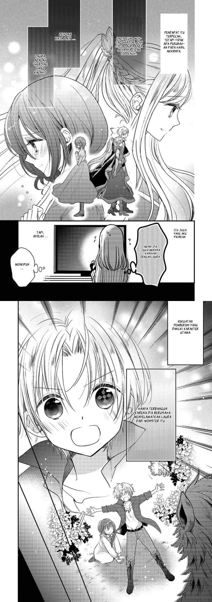 Yuusha-sama no Osananajimi to iu Shokugyou no Make Heroine ni Tensei shita no de, Chougoushi ni Job Change shimasu chapter 1 halaman 9
