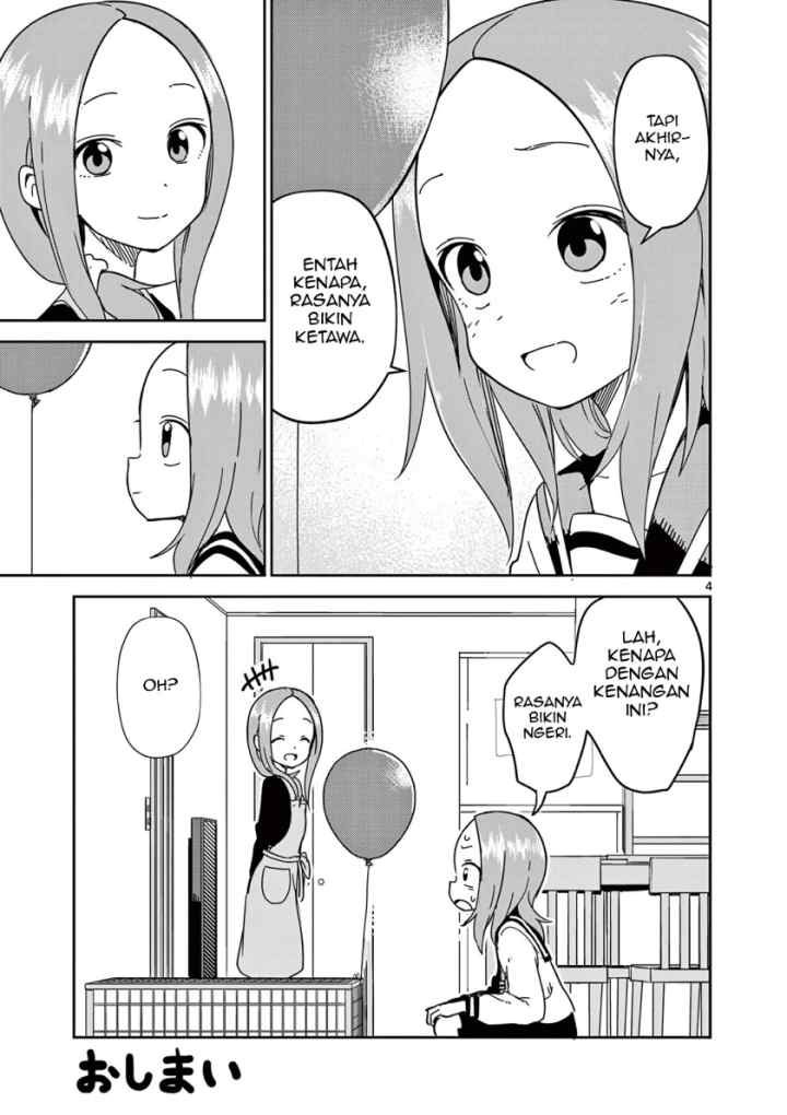 Karakai Jouzu no (Moto) Takagi-san chapter 155.5 halaman 4