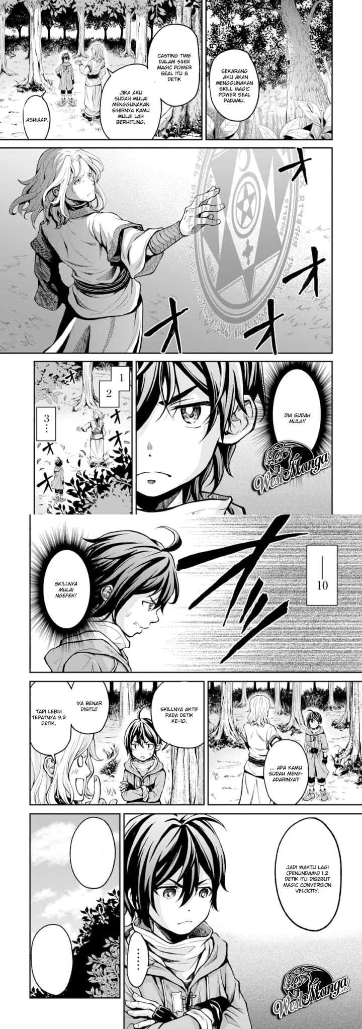 Saisoku Musou No B-Kyuu Mahou Tsukai: Ippatsu Utareru Mae Ni Senpatsu Uchikaesu! chapter 1.1 halaman 10