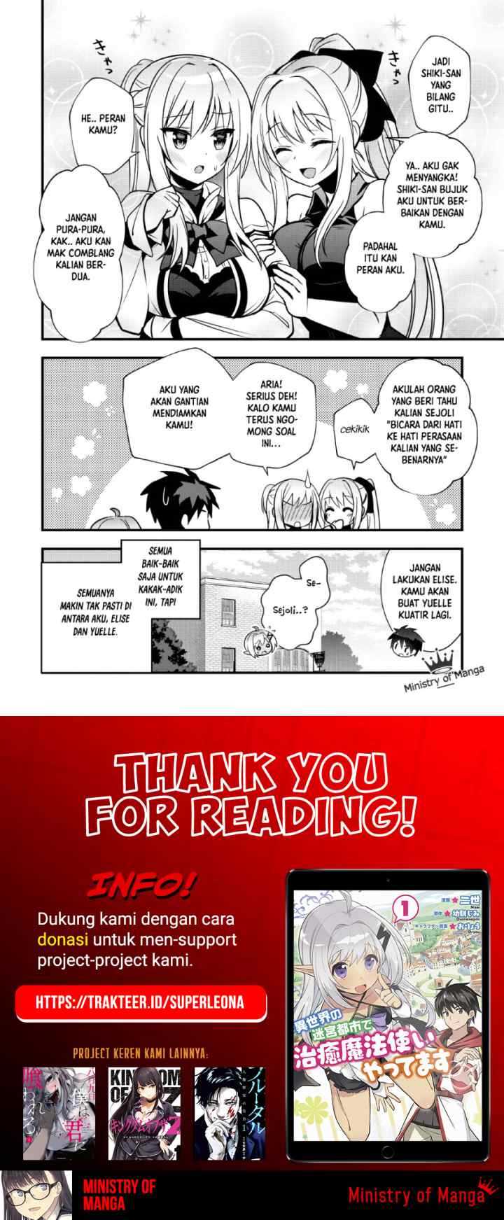 Isekai no Meikyuu Toshi de Chiyu Mahoutsukai Yattemasu chapter 14 halaman 19