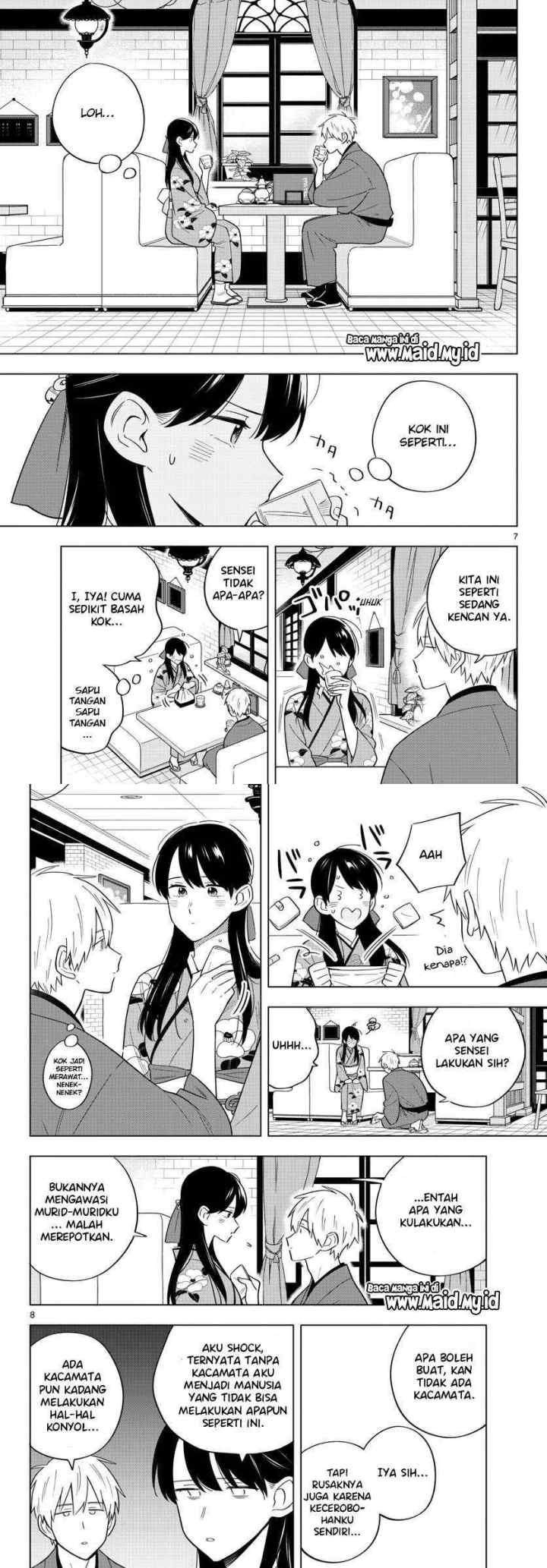 Sensei wa Koi wo Oshierarenai chapter 38 halaman 5