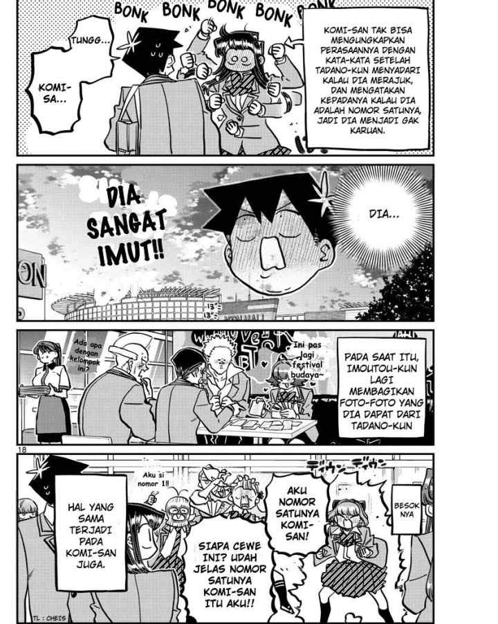 Komi-san wa Komyushou Desu chapter 349 halaman 18