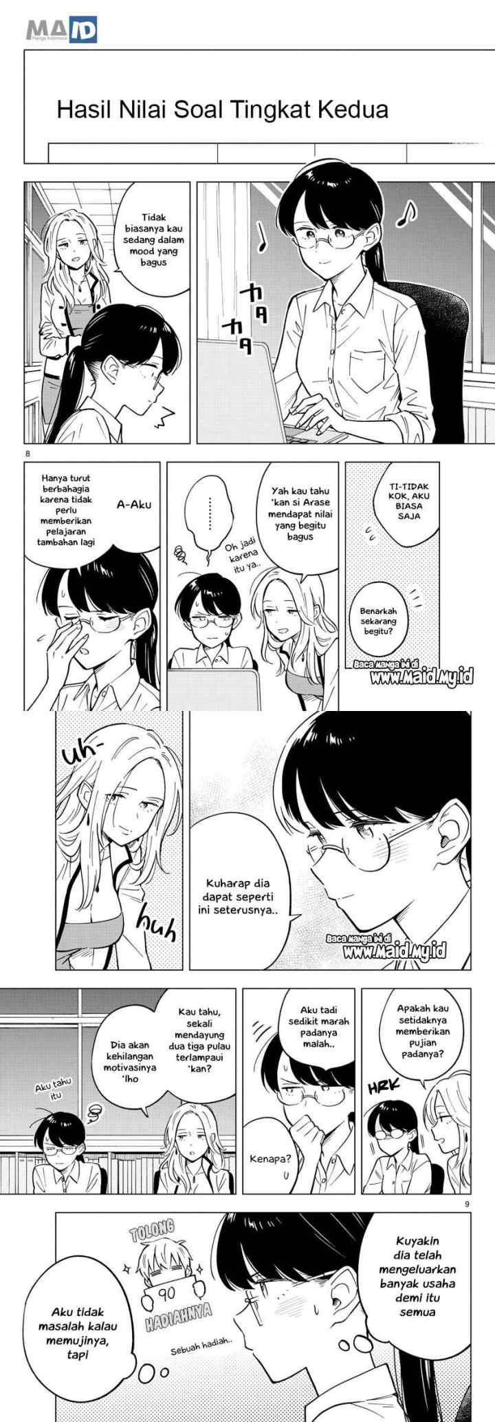 Sensei wa Koi wo Oshierarenai chapter 16 halaman 7