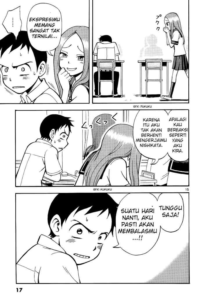 Karakai Jouzu no Takagi-san chapter 1 halaman 19