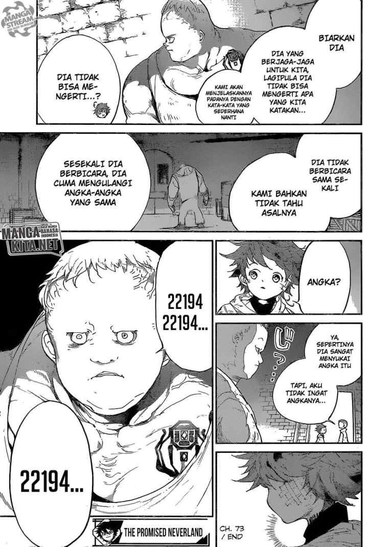 Yakusoku no Neverland chapter 73 halaman 20