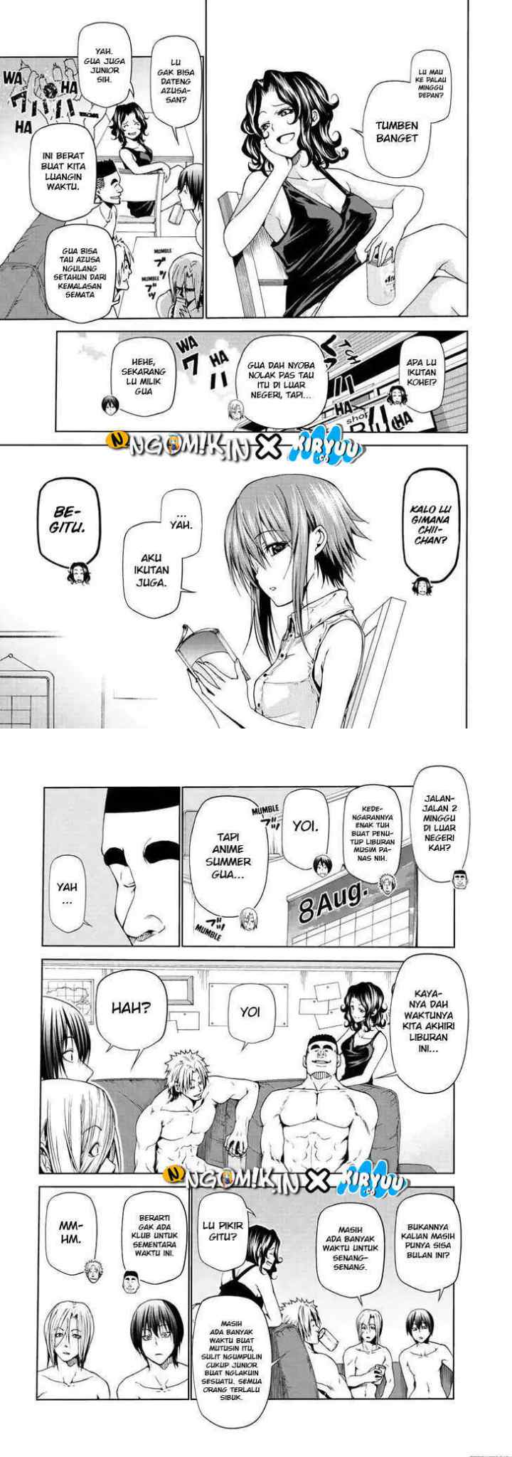Grand Blue chapter 46 halaman 5