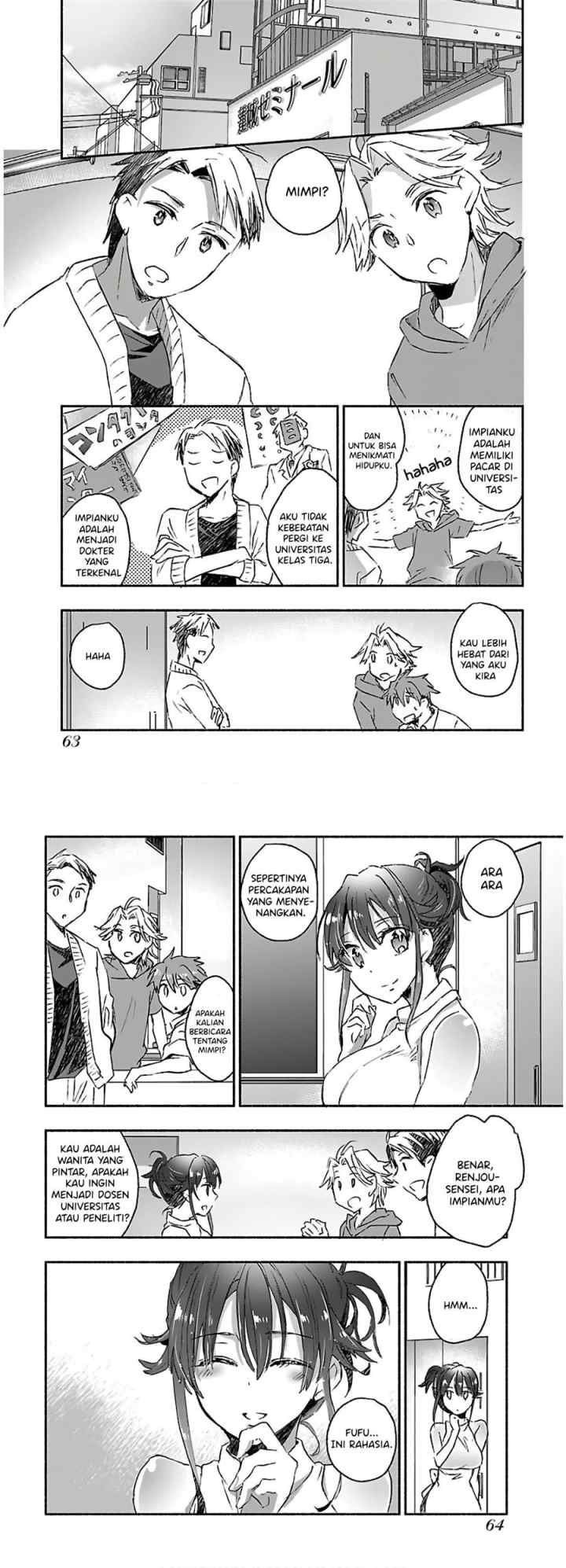 Yankee Musume ni Natsukarete Kotoshi mo Juken ni Shippai Shisou Desu chapter 12 halaman 14