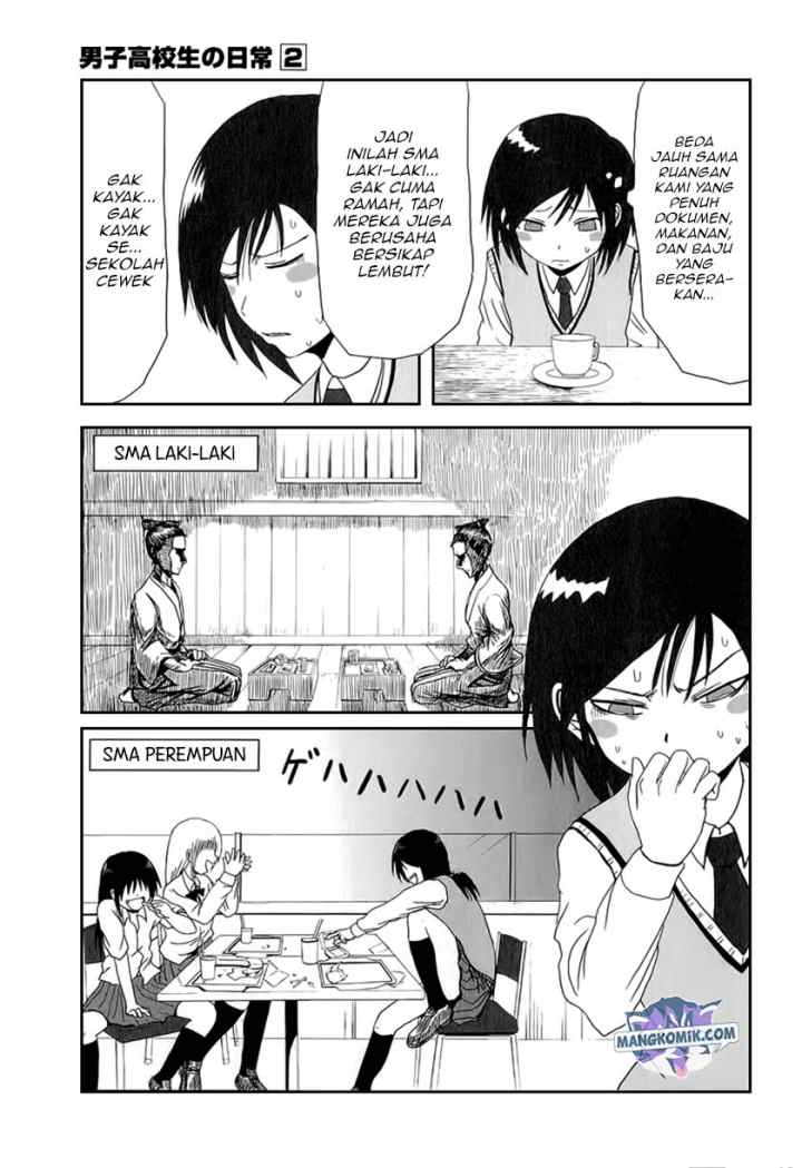 Danshi Koukousei no Nichijou chapter 19 halaman 9