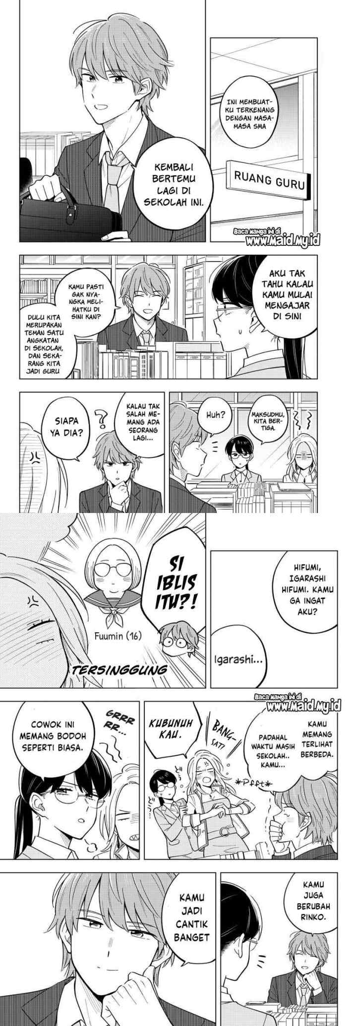 Sensei wa Koi wo Oshierarenai chapter 27 halaman 4