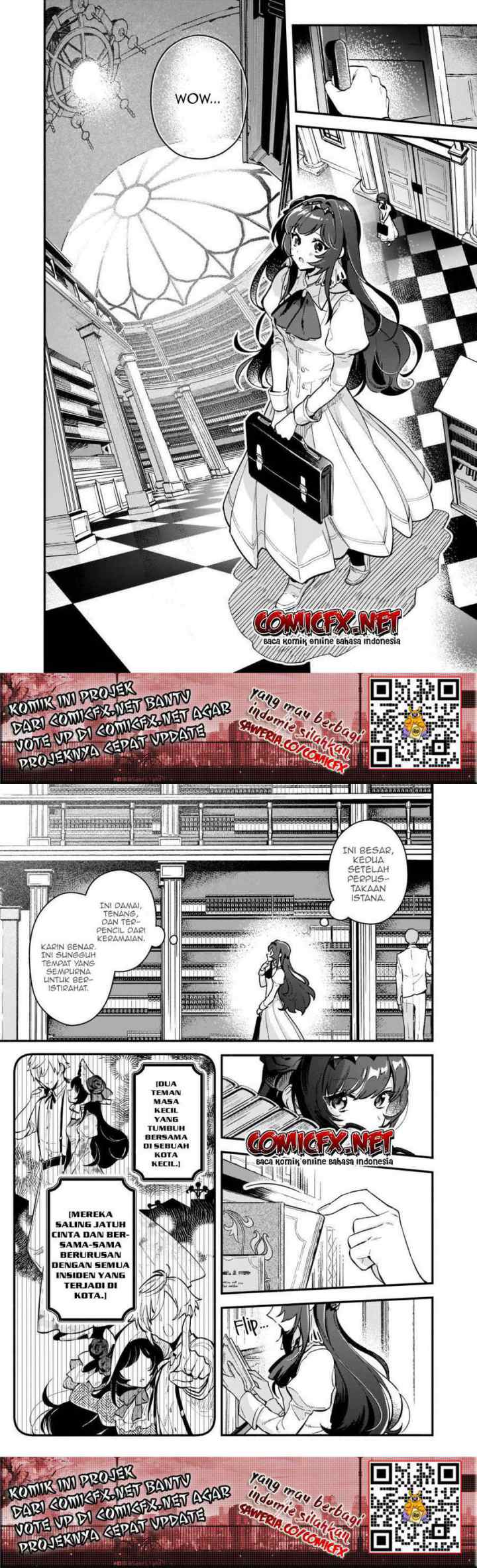 Akuyaku Reijou Route ga Nai Nante, Dare ga Itta no? chapter 8.1 halaman 11