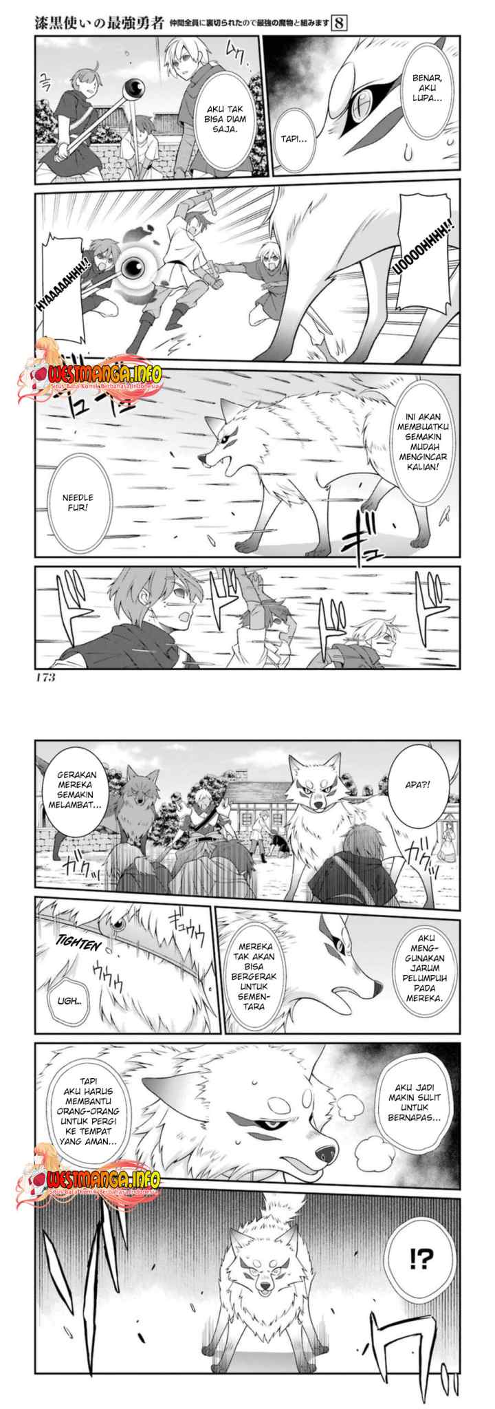 Shikkoku Tsukai no Saikyo Yusha Nakama Zen'in ni Uragira Retanode Saikyo no Mamono chapter 43 halaman 5